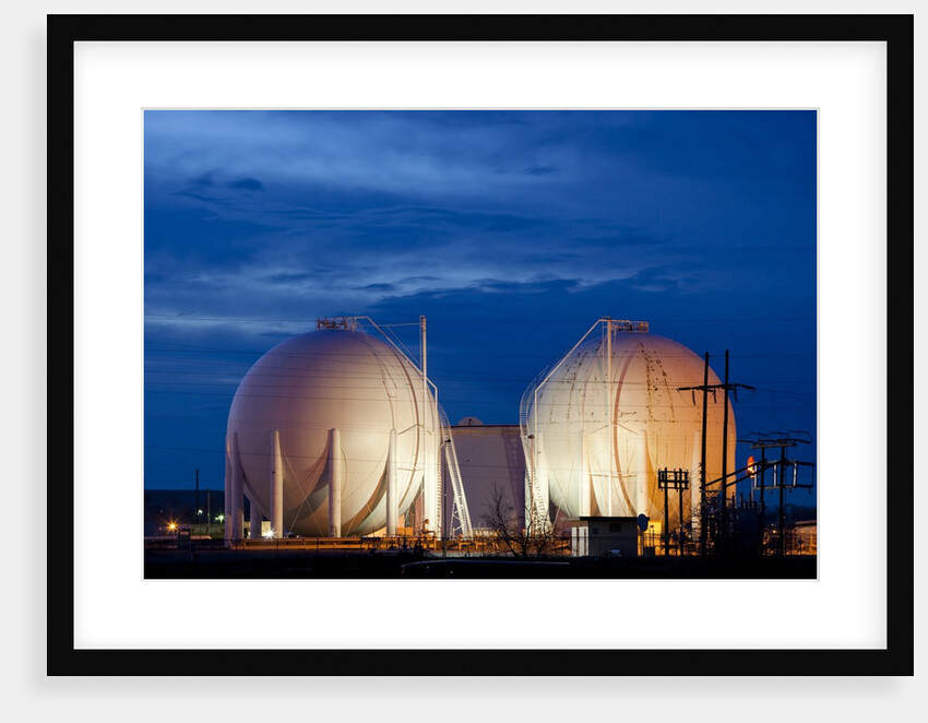Gas Refinery, Montana by Anonymous