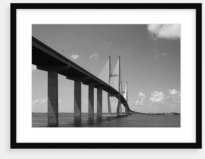 Cable-Stayed Bridge, Brunswick, Georgia by Anonymous
