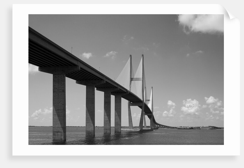 Cable-Stayed Bridge, Brunswick, Georgia by Anonymous