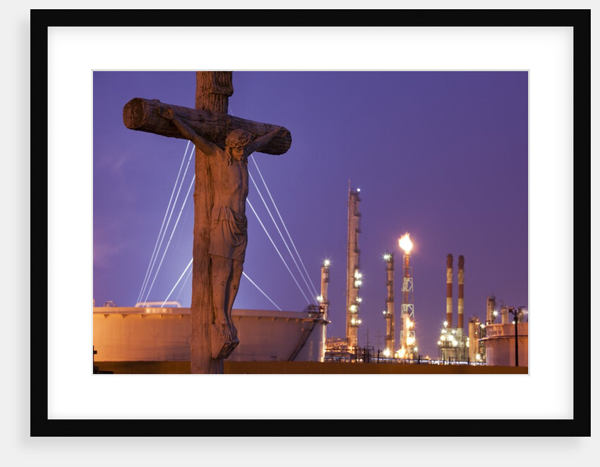 Cemetery and Petrochemical Plant, Baton Rouge, Louisiana by Anonymous