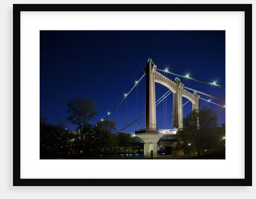 Bridge Across Mississippi River, Minneapolis, Minnesota by Anonymous