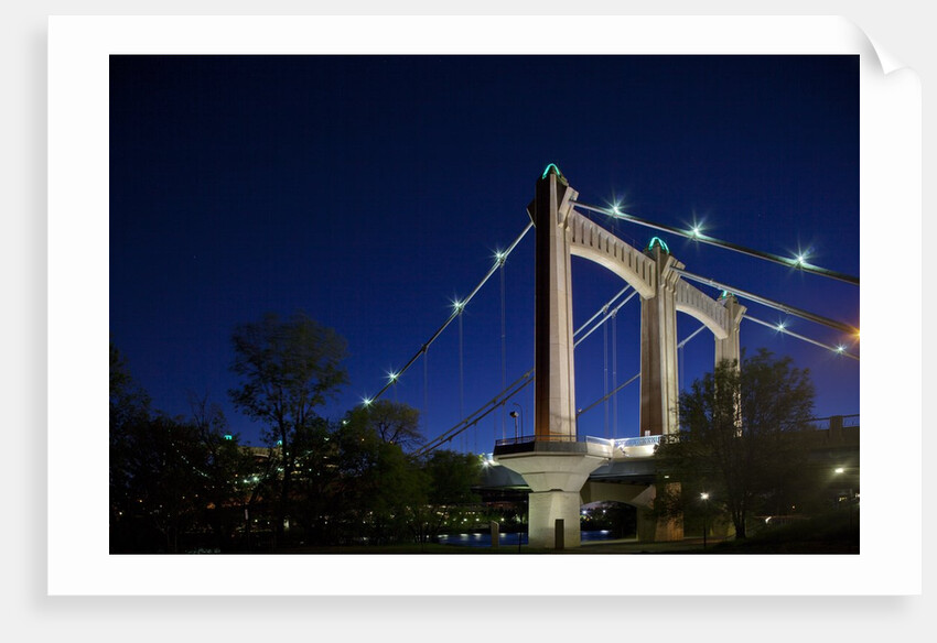 Bridge Across Mississippi River, Minneapolis, Minnesota by Anonymous