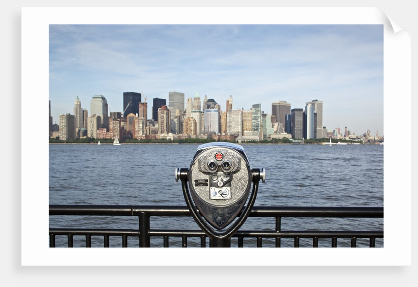 Manhattan skyline from New Jersey by Anonymous