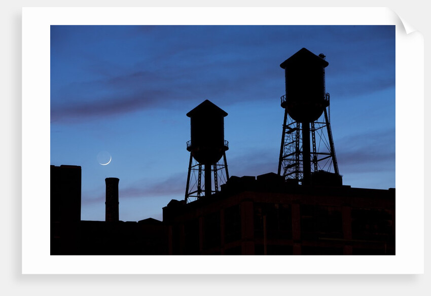 Water Towers, Jersey City, New Jersey by Anonymous