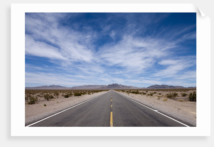 Desert Highway, Beatty, Nevada by Anonymous