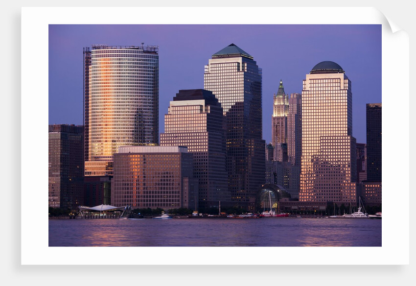 Manhattan skyline from New Jersey by Anonymous