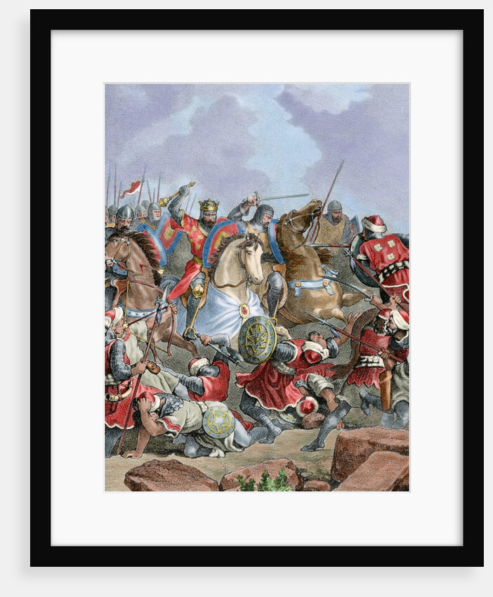 History of Spain. Battle of river Salado (30 october 1340) by Anonymous