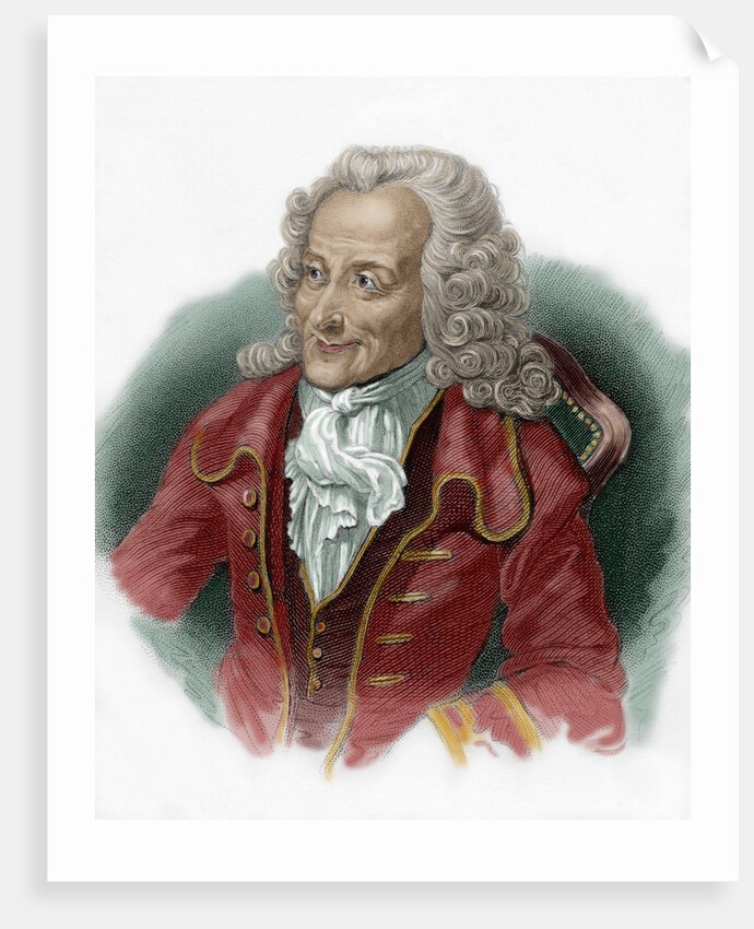 Francois Marie Arouet, called Voltaire (1694-1778). French writer by Anonymous