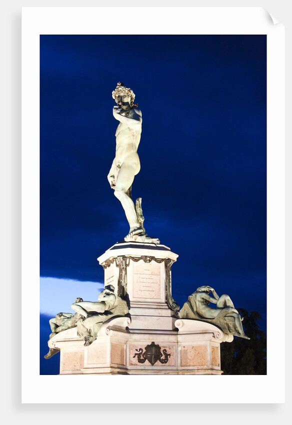 Statue of David overlooking Florence by Anonymous