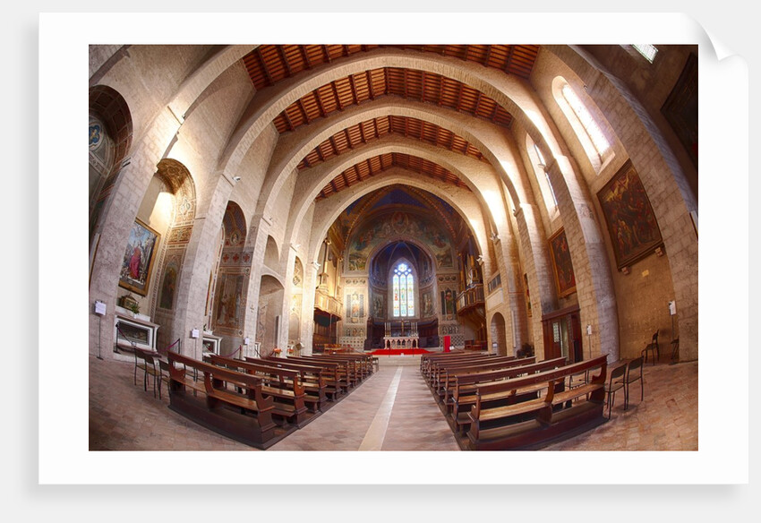 Inside of the Cathedral (Duomo di Gubbio) by Anonymous
