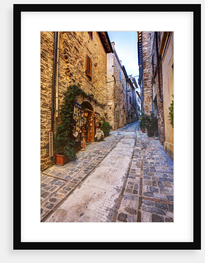 Street in Spello, Italy by Anonymous