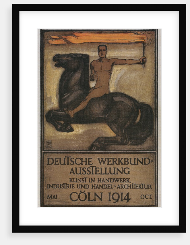 Poster for German Domestic Arts Exhibition by Anonymous