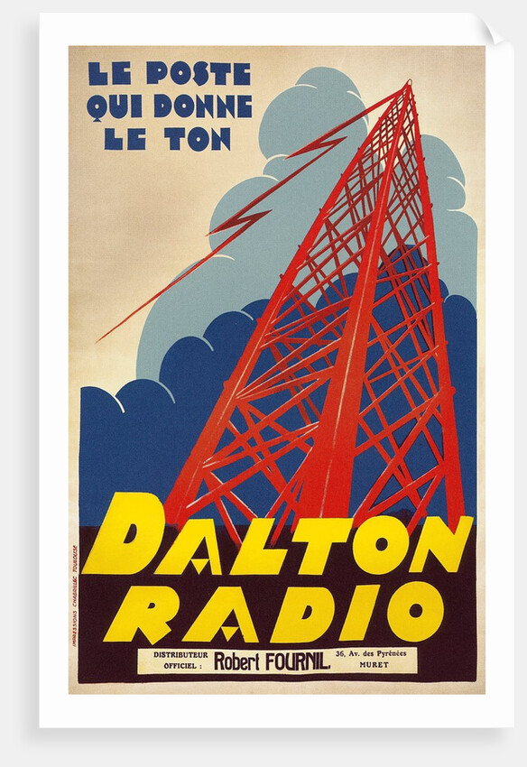 Dalton Radio French Poster by Anonymous
