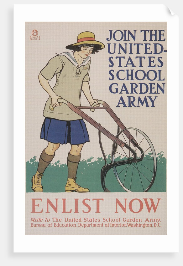 World War I Poster for Gardening by Anonymous