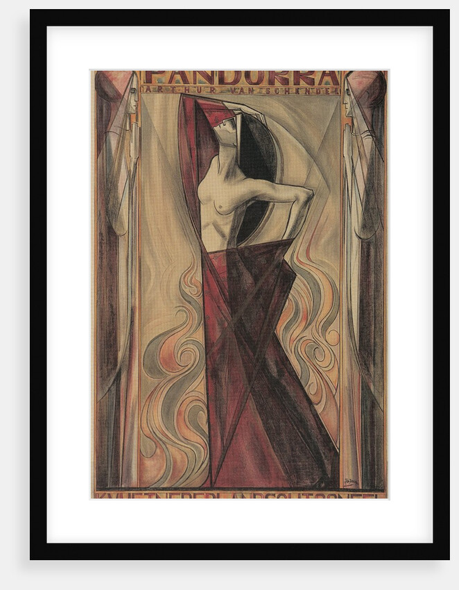 Art Nouveau Pandorra Playbill by Anonymous