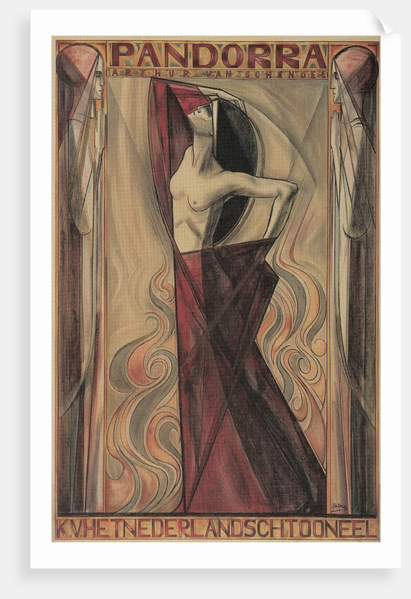 Art Nouveau Pandorra Playbill by Anonymous