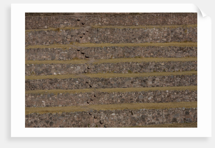 Stone steps at Moray archaeological site near Cusco, Peru by Anonymous