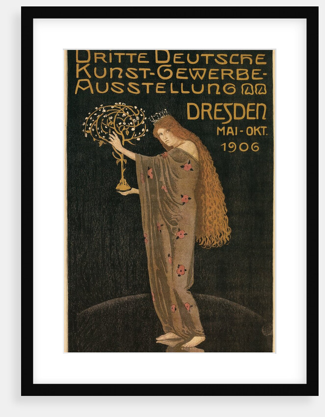Poster for Dresden Art Exhibition by Anonymous