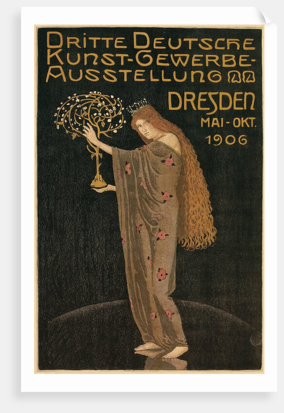 Poster for Dresden Art Exhibition by Anonymous