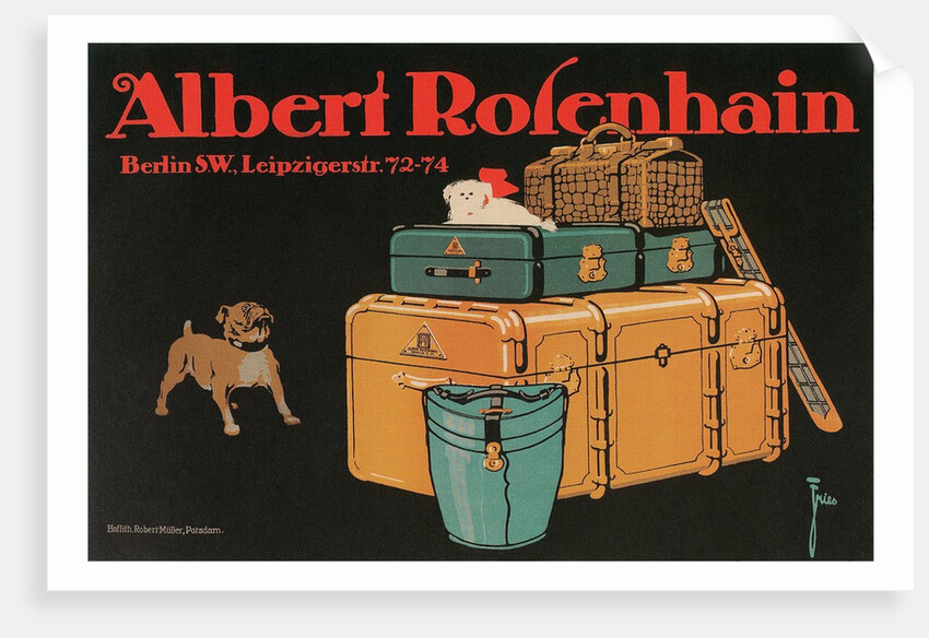 Poster for Albert Rosenhain Trunk by Anonymous