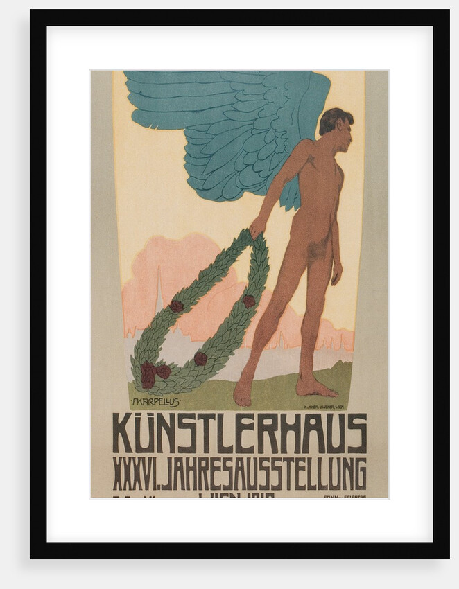 Poster for Vienna Art Exhibition, 1910 by Anonymous