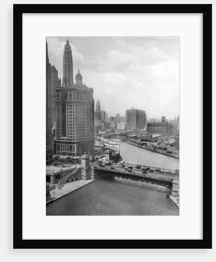 Downtown Chicago view looking west, ca. 1928 by Anonymous