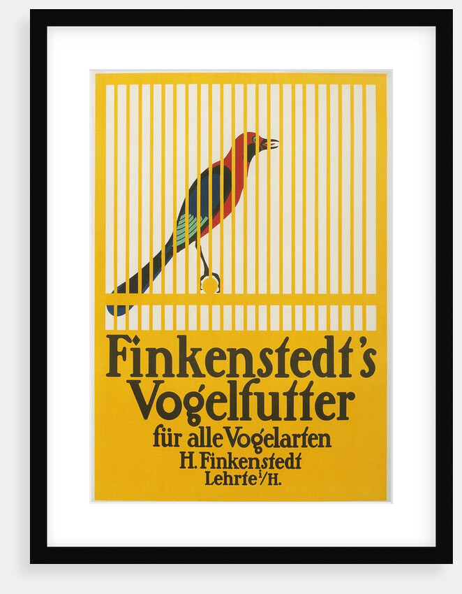 Finkenstedt's Birdseed Poster by Anonymous
