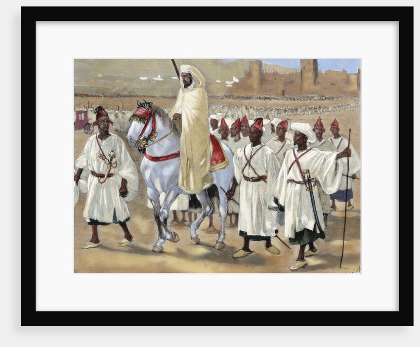 Hassan I (1836-1894). Sultan of Morocco (1873-1894) by Anonymous