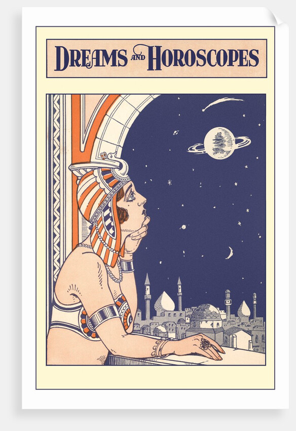 Dreams and Horoscopes, Stargazing Woman by Anonymous