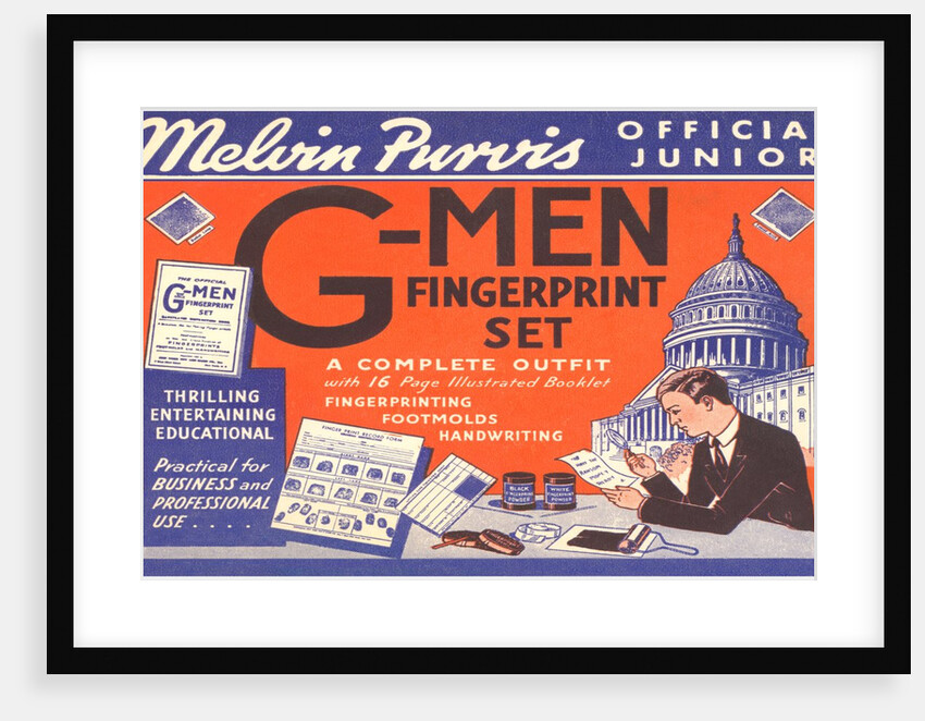 Junior G-Men Fingerprint Set by Anonymous