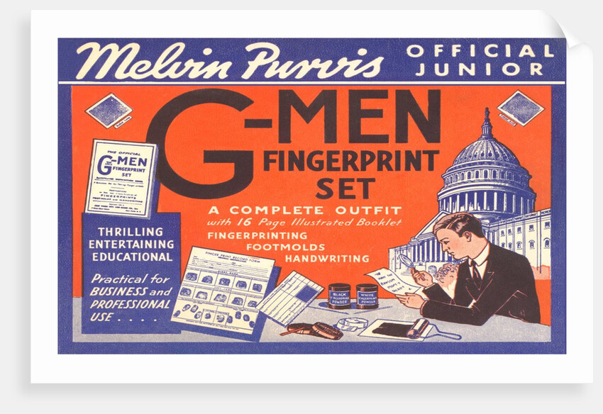 Junior G-Men Fingerprint Set by Anonymous