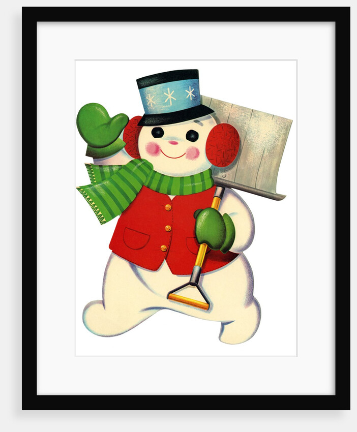 1950s Snowman by Anonymous