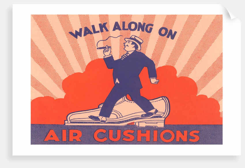Walk Along on Air Cushions Advertisement by Anonymous