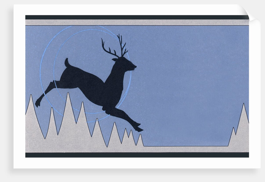 Stylized Leaping Deer by Anonymous