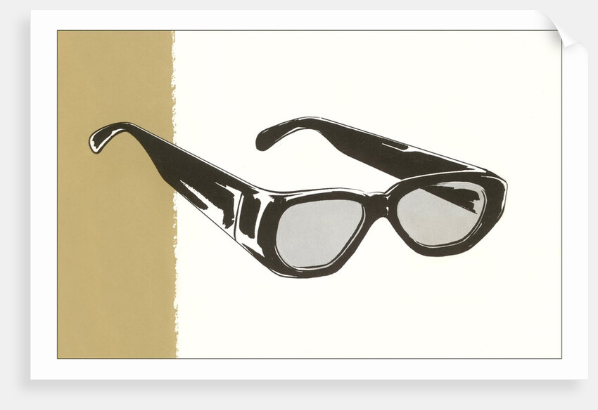 Black Eyeglasses by Anonymous
