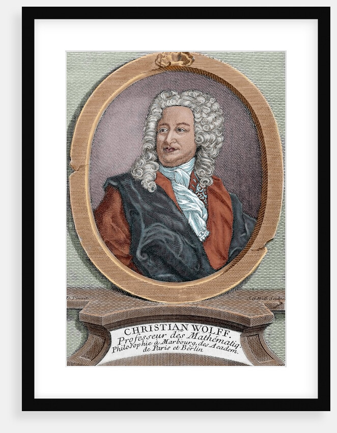 Christian Wolff (1679-1754). German philosopher by Anonymous