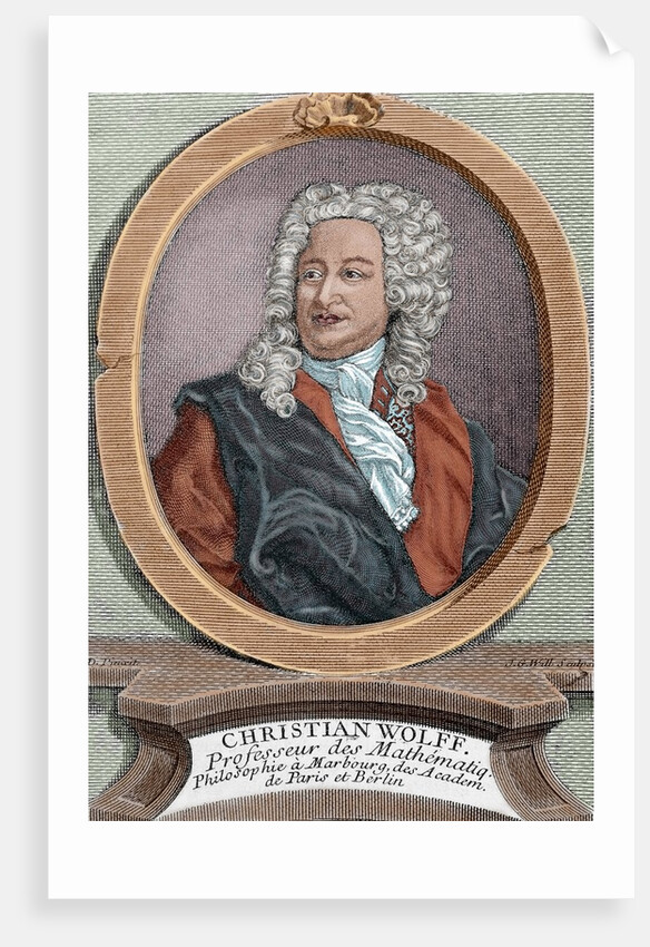 Christian Wolff (1679-1754). German philosopher by Anonymous