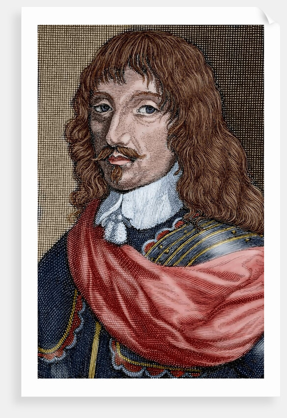 Charles IV, Duke of Lorraine (1604-1675). Engraving. Colored by Anonymous