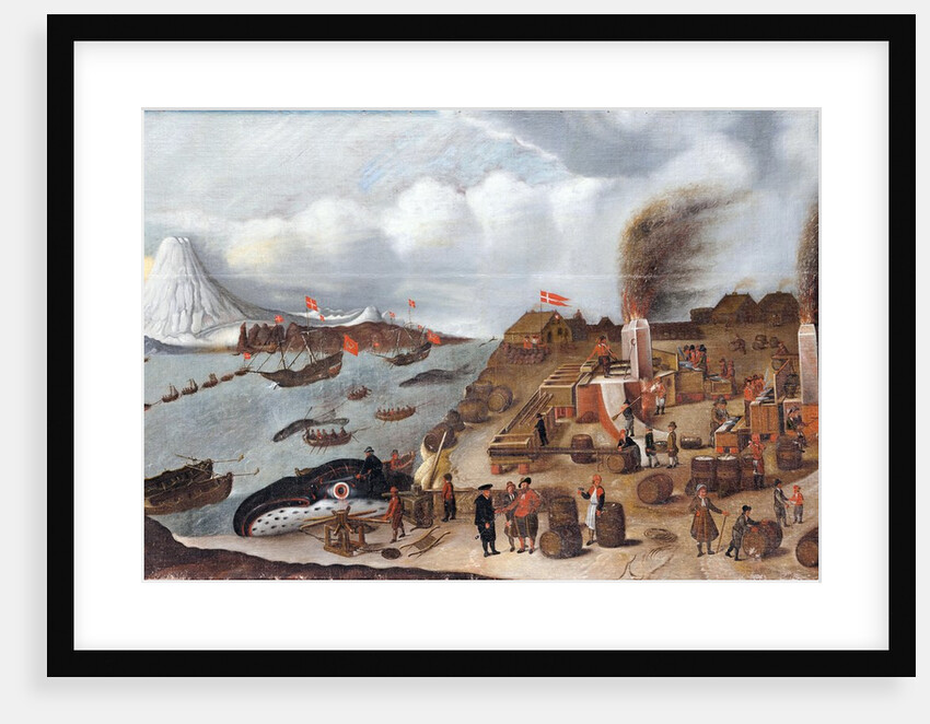 Danish Whaling Station by Abraham Speeck