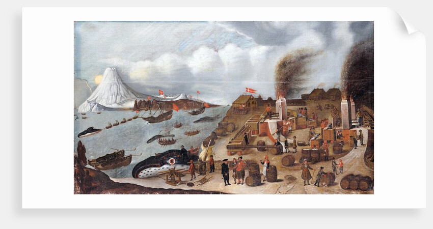 Danish Whaling Station by Abraham Speeck