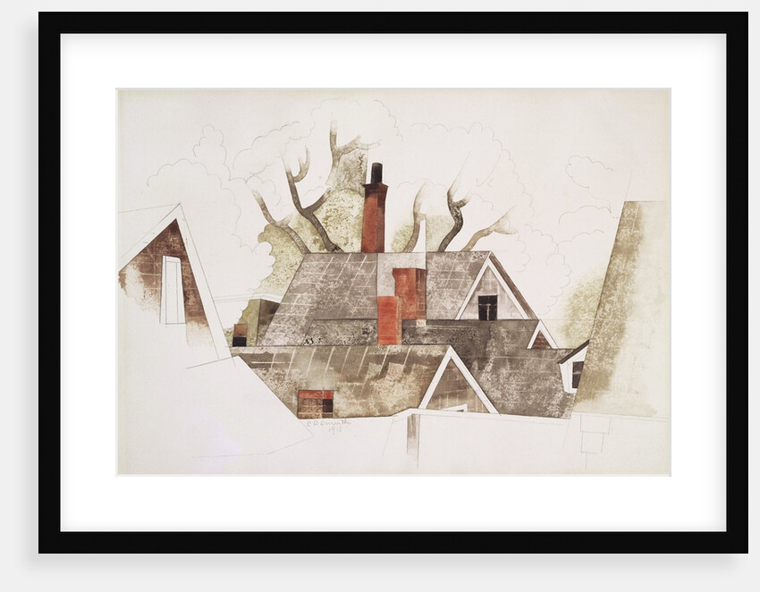 Red Chimneys by Charles Demuth