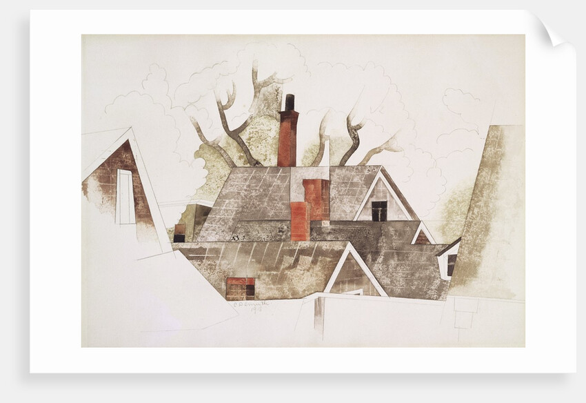 Red Chimneys by Charles Demuth