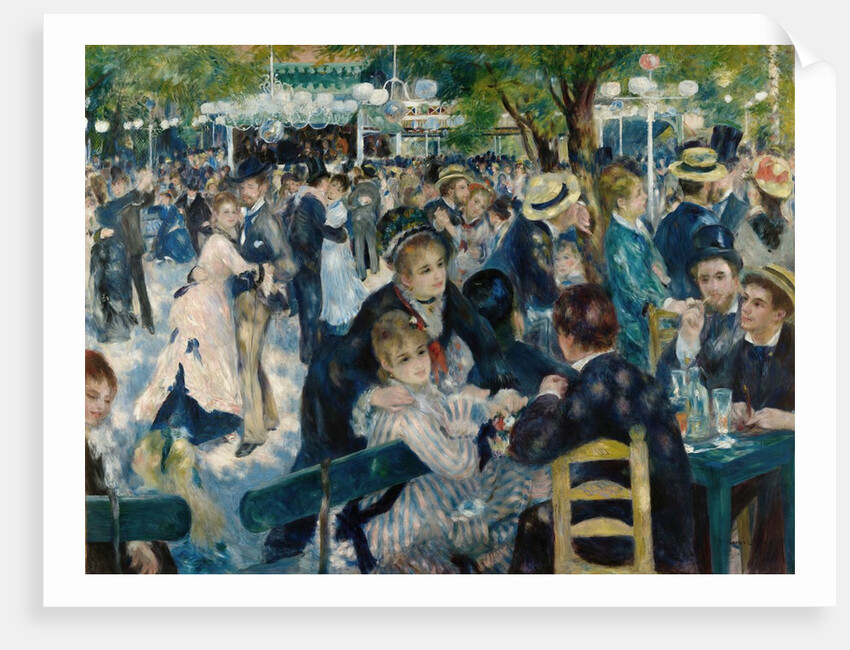 Dance at Le Moulin de la Galette by Pierre-Auguste Renoir