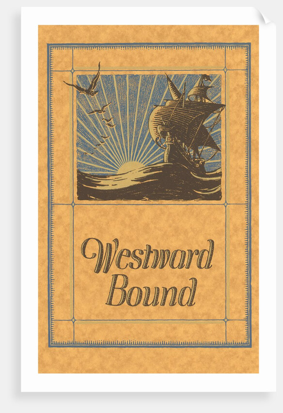 Westward Bound Galleon on Sea by Anonymous