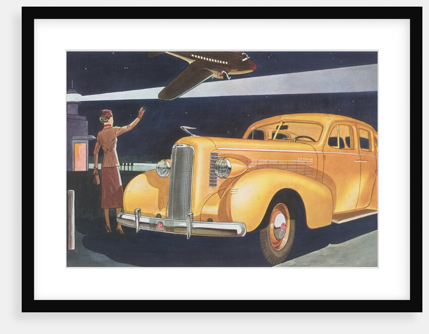 Automobile at the Airport by Anonymous
