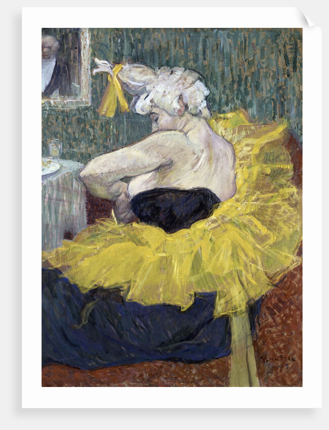 The Clown Cha-U-Kao by Henri de Toulouse-Lautrec