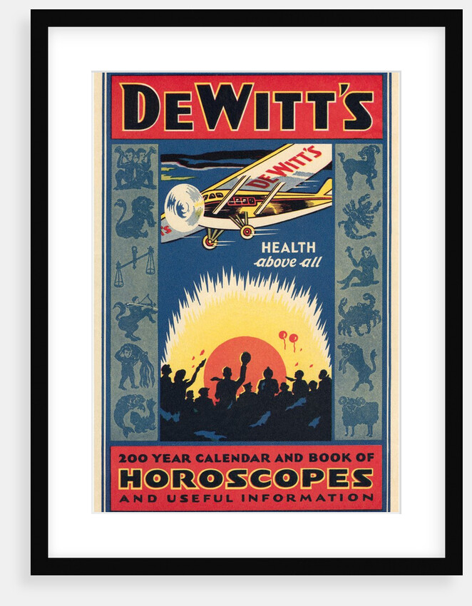 DeWitt's 200 Year Calendar and Horoscope Book by Anonymous