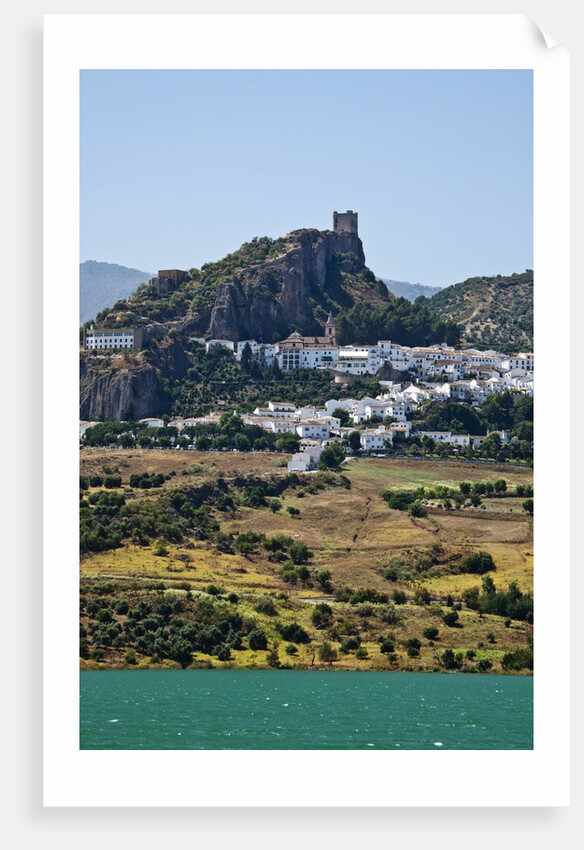 The whitewashed village of Zahara de la Sierra, Spain by Anonymous