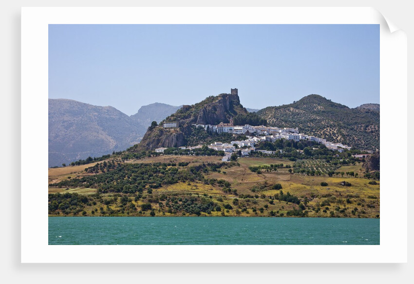 The whitewashed village of Zahara de la Sierra, Spain by Anonymous