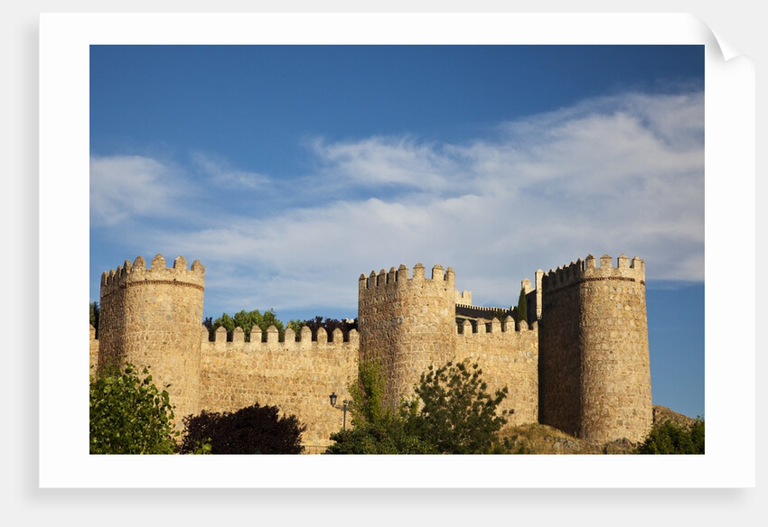 Walls of Avila in Spain by Anonymous